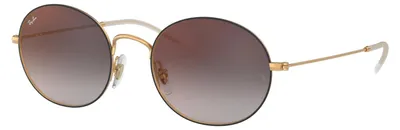 Obrázok produktu pre Ray-Ban BEAT, Dospelý, Uni, Kolo, Zlato, Čierna, Nepolarizované šošovky, Kov