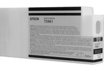 Obrázok produktu pre Epson Inkoustová Photo Black T596100 UltraChrome HDR 350 ml, Fotografická čierna, Atrament na báze farby, 350 ml, 1 kusov