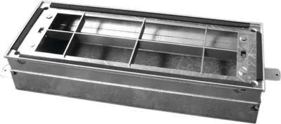 Produktbild von Zehnder Teleskoprahmen für Bodeneinbau 60 - 95 mm CLD breit