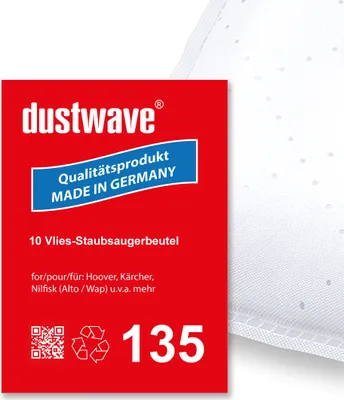 Produktbild von Sparpack - 10 Staubsaugerbeutel passend für Kärcher - 6.904-167 Kesselsauger (10 Liter) - dustwave®  -  Germany