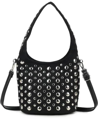 Image de Sac bandoulière en simili cuir "Eloura" de Giuliano - Femme - Noir