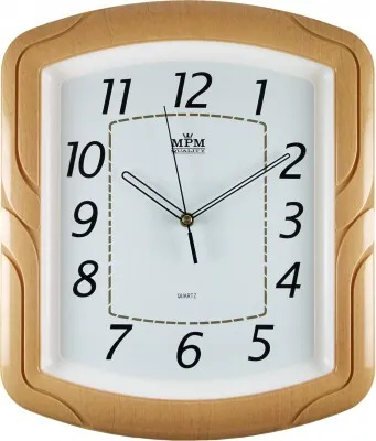 Obrázok produktu pre Nástenné hodiny MPM, 2417.60.SW - oranžová, 34cm