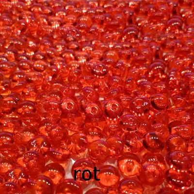 Produktbild von 1000 Tropfen Perlen Dekogranulat 5-6mm 100 g Streudeko  GERMANY-Farbe:rot