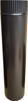 Produktbild von Abgasrohr, 150 mm, schwarz emailliert, 0,5 m