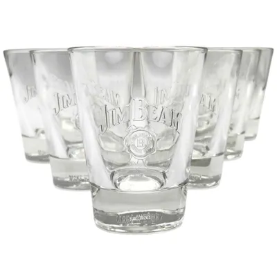 Produktbild von 6x Jim Beam Tumbler 29 cl mit klarem Logo | Der perfekte Begleiter für Genussmomente