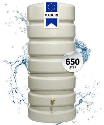 Productafbeelding van 4rain CLASSIC wandreservoir, 650 liter, zandbeige; 295606