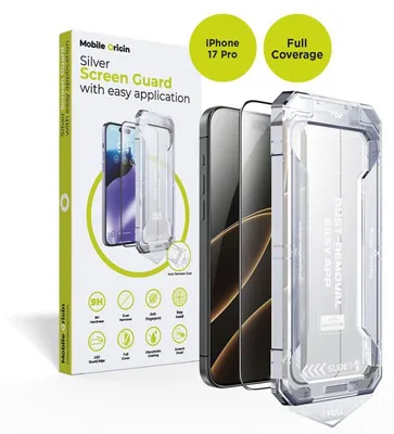 Zdjęcie produktu dla Mobile Origin SGZ-I17PRO, Apple, iPhone 17 Pro, Wodoodporne, Odporny na zadrapania, Przezroczysty, 1 szt.