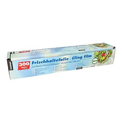 Obrázok produktu pre Papstar lepiaca fólia PVC s rezacím systémom 300 m x 45 cm 1 kus