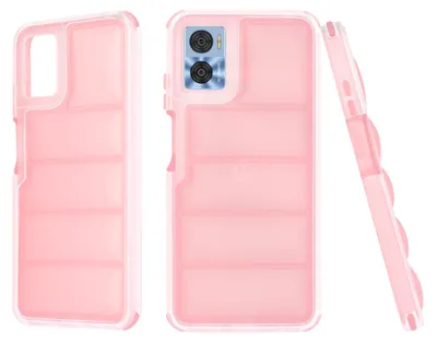 Produktbild von Techsuit Wave Shield Back Cover Hülle für Motorola Moto E22i / Moto E22 - Rosa