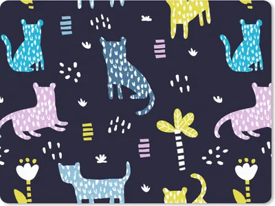 Produktbild von MuchoWow® Mauspad Mousepad Design - Dschungel - Leopard - Tiere 23x19 cm - Mousepads - Maus Mat - Pad - Mausunterlage - Schreibtischunterlage - Mauspad