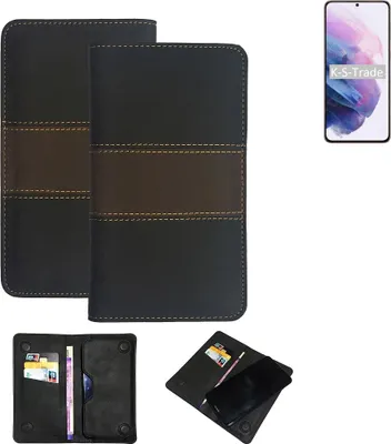 Produktbild von K-S-Trade Hülle Handyhülle kompatibel mit Samsung Galaxy S21+ 5G SD888 Schutzhülle Walletcase Bookstyle Tasche Schutz Case Handytasche Wallet Cover