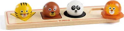 Productafbeelding van Houten puzzel "Wilde dieren", Djeco