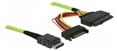 Image de Delock Kabel OCuLink PCIe SFF-8611 zu U.2 SFF-8639 1 m