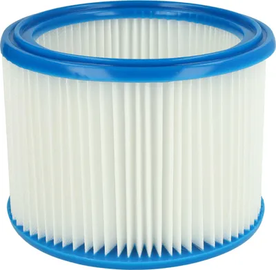 Produktbild von vhbw Faltenfilter kompatibel mit AEG AS300ELCP, AP300ELCP, AS500ELCP, AP250ECP, VX6-1-LR Staubsauger - Patronenfilter Blau Weiß