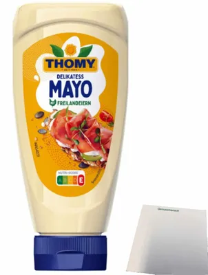 Produktbild von Thomy Delikatess Mayonnaise (200ml Flasche) + usy Block