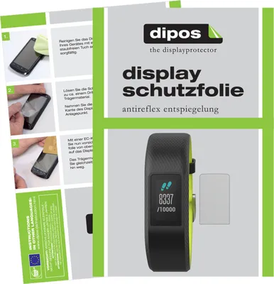 Produktbild von 6x Schutzfolie für Garmin vivosport matt Displayschutzfolie Folie Display Schutz dipos
