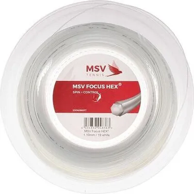 Immagine prodotto di MSV Focus HEX treccia da tennis 200 m bianco diametro 1,23