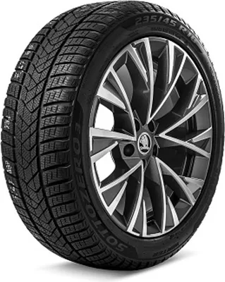 Obrázek produktu pro Škoda kompletní zimní kolo Dofida 18" pro Superb IV - levá strana