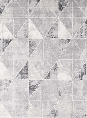 Image de Tapis de salon et de chambre à coucher à motifs géométriques tissés VOLITRO