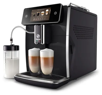 Zdjęcie produktu dla Saeco Xelsis Deluxe SM8780/00 W pełni automatyczny ekspres do kawy, Ekspres do espresso, 1,7 l, Ziarna kawy, Wbudowany młynek, 1500 W, Czarny