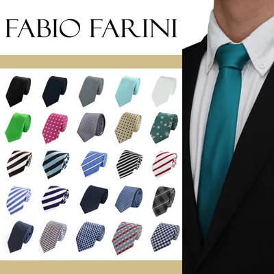 Produktbild von Postenangebot: 100 Krawatten verschiedene Farben, Mustern & Breiten