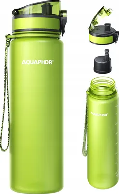 Immagine prodotto di Bottiglia filtro verde + 1 cartuccia filtro 800 ml AQUAPHOR