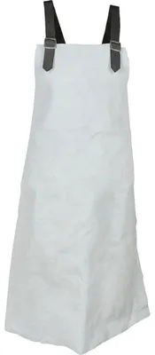 Produktbild von KROMWELL 4SAFE Schweißerschürze Weiß 80 x 100 cm