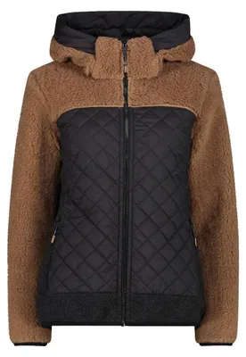Immagine prodotto di CMP Giacca da donna, modello Hybrid FIX Hood, colore marrone, taglia 36