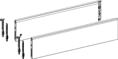 Zdjęcie produktu dla Hettich 9122957, Stal, Srebrny, 500 mm, 1 szt.