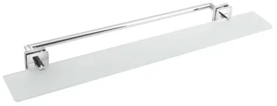 Image de Étagère Polysan X-SQUARE avec porte-serviettes pour parois de douche ARCHITEX LINE, chrome