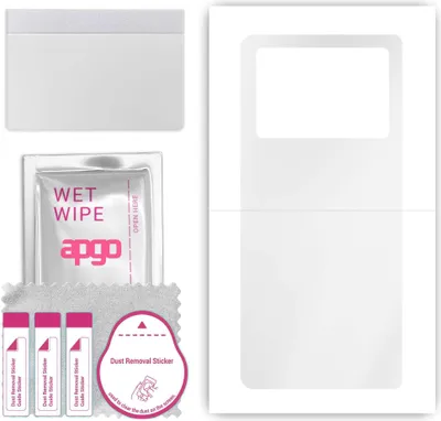 Produktbild von apgo Rückseite Schutzfolie, klar, kompatibel mit Vivo X Fold, Hinten Hydrogel-Displayschutzfolie mit Positionierhilfe, kratzfest, einfache Montage