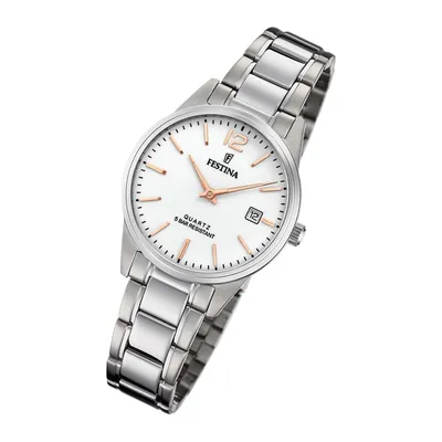 Produktbild von Festina Damen Uhr Klassik F20509/2 Edelstahl Armband-Uhr silber UF20509/2