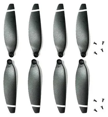 Productafbeelding van LUXWALLET SkyVortex Drone Propellers - Zwart, Duurzaam Plastic, Set van 4 –