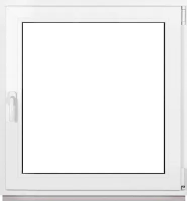 Produktbild von Framex Kellerfenster Fenster Kunststofffenster Weiß Breite x Höhe 115 x 120 cm (1150 x 1200 mm) 2fach (32 mm) Dreh Kipp DIN Rechts - Premium