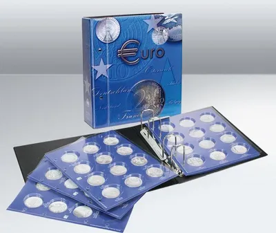 Produktbild von Münzen-Album TOPset SAFE 7313 - für 20 € Münzen mit Kapseln
