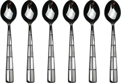 Produktbild von Akkaya Edelbesteck Espressolöffel Moccalöffel 6er Set Y-021 Edelstahl