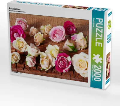 Produktbild von CALVENDO Puzzle Rosenblüten | 2000 Teile Lege-Größe 90x67cm Foto-Puzzle für glückliche Stunden