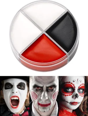 Produktbild von Creme Schminke schwarz-weiß-rot Make-up 15 ml