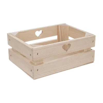 Image de Orion Caisse en bois | Caisse de rangement | Boîte de rangement 20x15x18,5 cm pour fruits légumes décorative