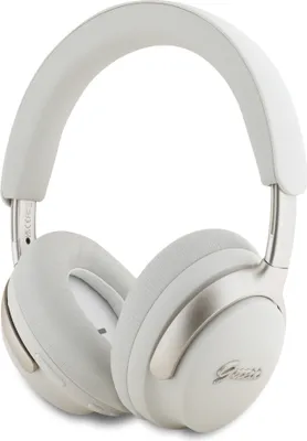 Produktbild von Guess Bluetooth In-Ear Kopfhörer Anc Gubhc22Psfcsme Beige/Beige Metal Script Logo