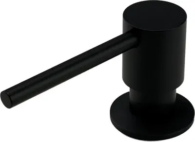 Immagine prodotto di Pure.Sink Elite Steel Shine Distributore di sapone da incasso nero opaco ricaricabile dall'alto PS9010-10