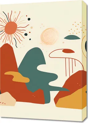 Produktbild von Bild 50x70cm Kosmos der Farben