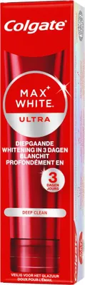 Zdjęcie produktu dla Colgate - Pasta do zębów - Max White - Ultra Deep Clean Whitening - 75 ml - 1 szt