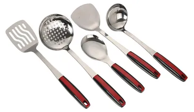 Image de Ensemble d'ustensiles de cuisine en acier inoxydable 304