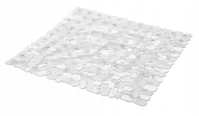 Image de Tapis de bain antidérapant carré 53x53cm clair
