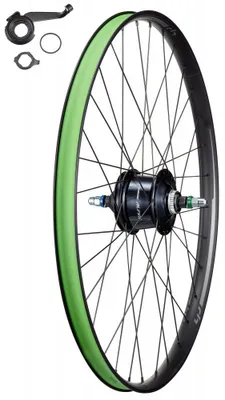 Produktbild von 26 Zoll Laufrad Hinterrad mit Shimano Nexus 5-Gang Nabenschaltung - 650B Disc...