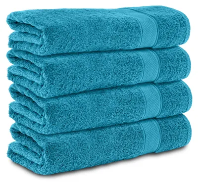 Obrázek produktu pro Komfortec, sada čtyř ručníků do sprchy, rozměr 70x140 cm, vyrobeno ze 100% bavlny, gramáž 470 g/m², froté, bílá barva