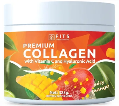 Zdjęcie produktu dla Kolagen Premium w proszku o smaku soczystego mango, 325 g