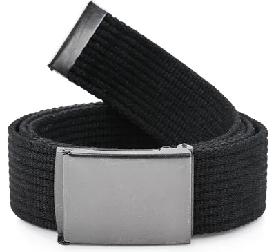 Image de Ceinture pour homme Ladeheid en tissu P10 (noir-graphite, 120 cm (longueur totale 130 cm))