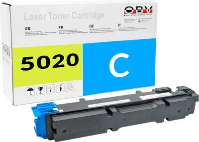 Produktbild von Toner kompatibel Utax PK-5020C / 1T02YJCUT0 – Cyan – ersetzt PK 5020 C – für P-C 3563 / 3567